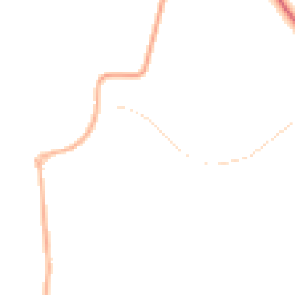 Night-time road noise heatmap for DN11 0XT