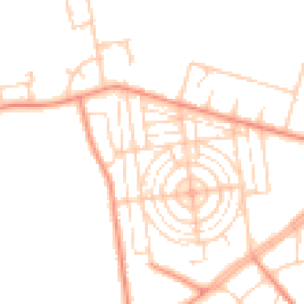 Daytime road noise heatmap for DN11 0YQ