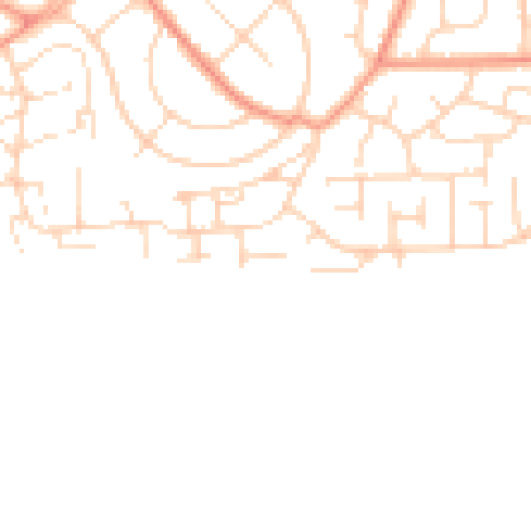 Daytime road noise heatmap for DN11 0YT