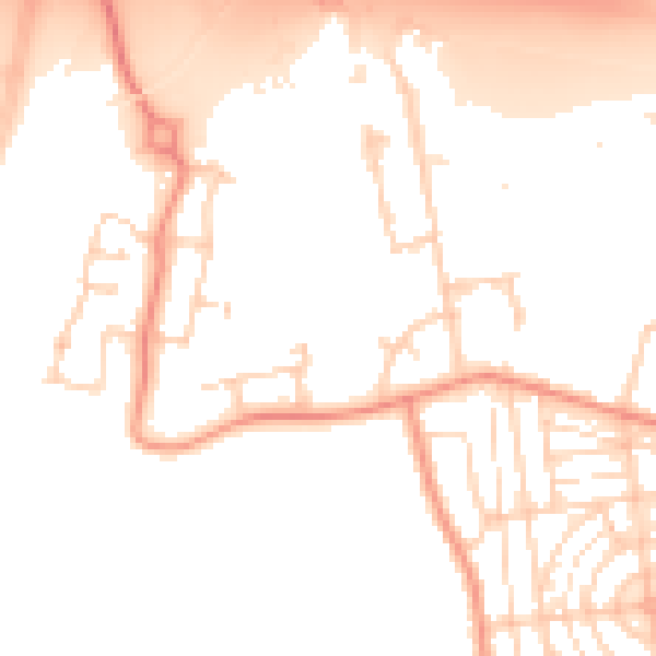 Daytime road noise heatmap for DN11 0ZE