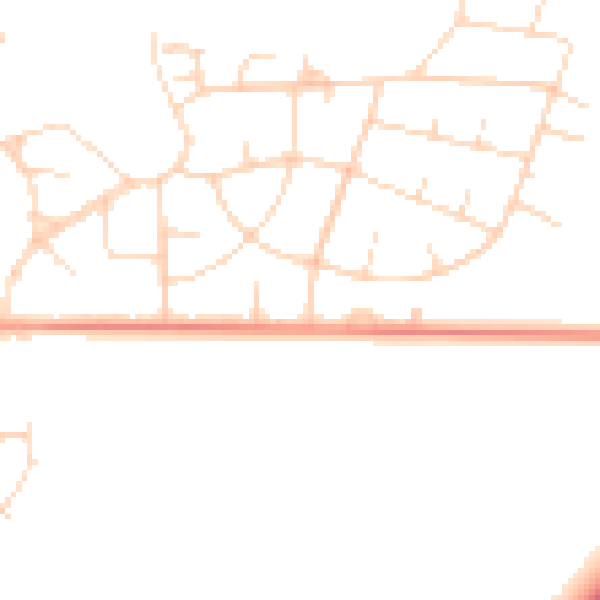 Daytime road noise heatmap for DN11 8AQ