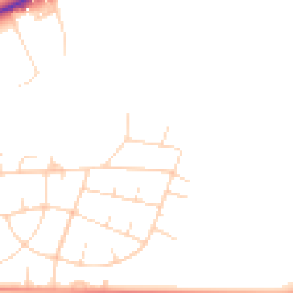 Daytime road noise heatmap for DN11 8BJ