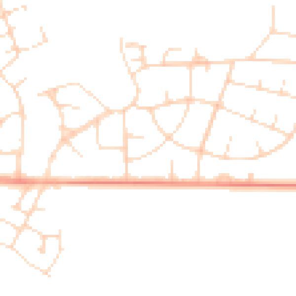 Daytime road noise heatmap for DN11 8DR