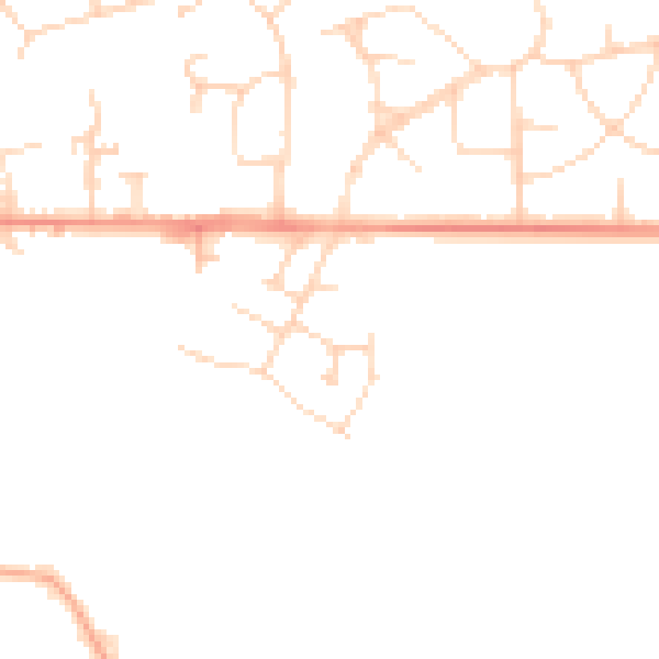 Daytime road noise heatmap for DN11 8FQ