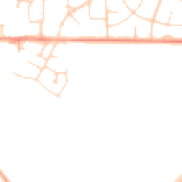 Daytime road noise heatmap for DN11 8GH