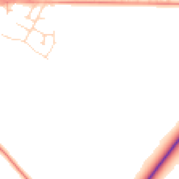 Daytime road noise heatmap for DN11 8GY