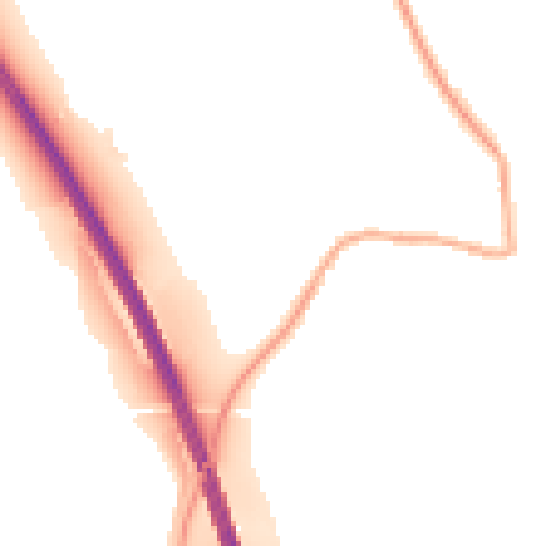 Night-time road noise heatmap for DN11 8LW
