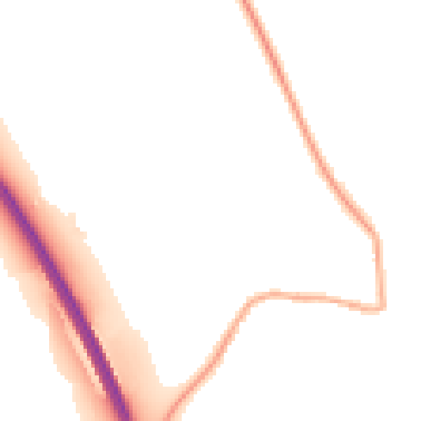 Night-time road noise heatmap for DN11 8NL