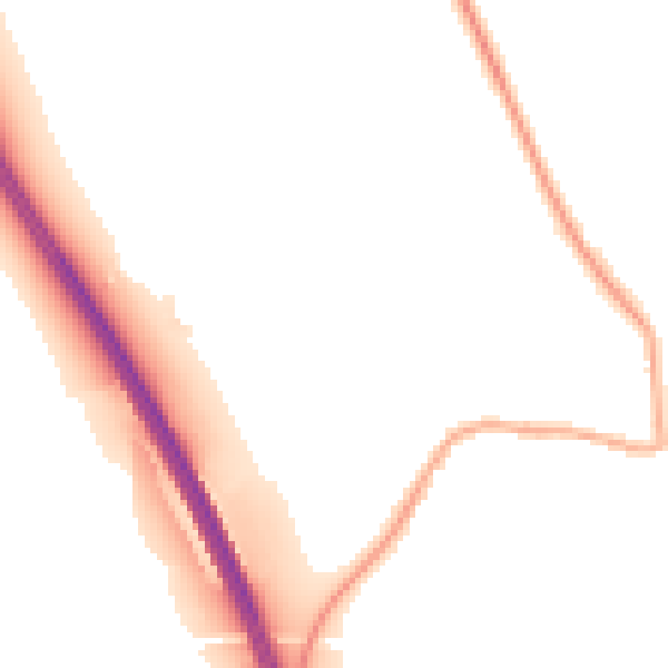 Night-time road noise heatmap for DN11 8SD