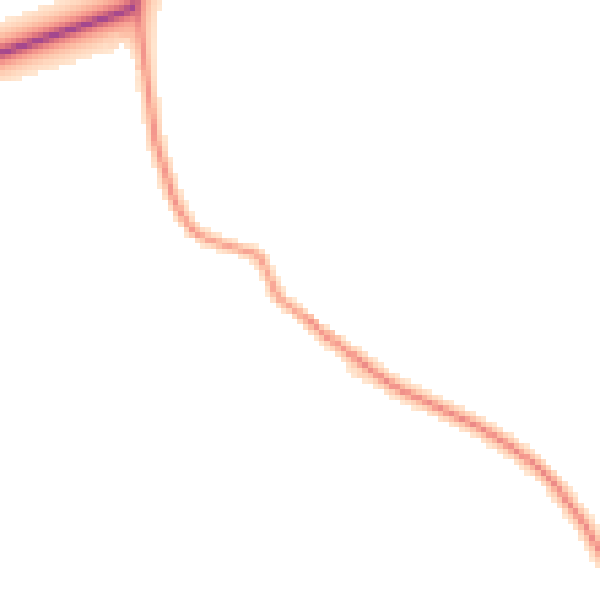 Daytime road noise heatmap for DN11 9AG