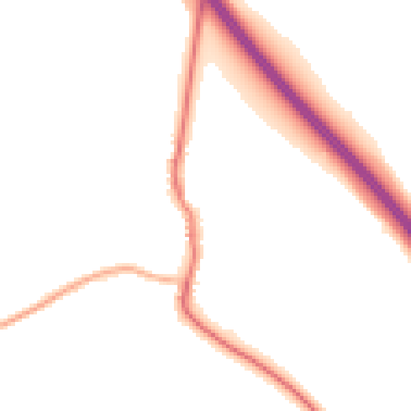 Night-time road noise heatmap for DN11 9AJ