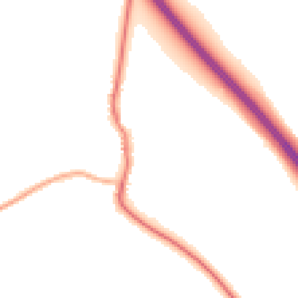 Night-time road noise heatmap for DN11 9AX