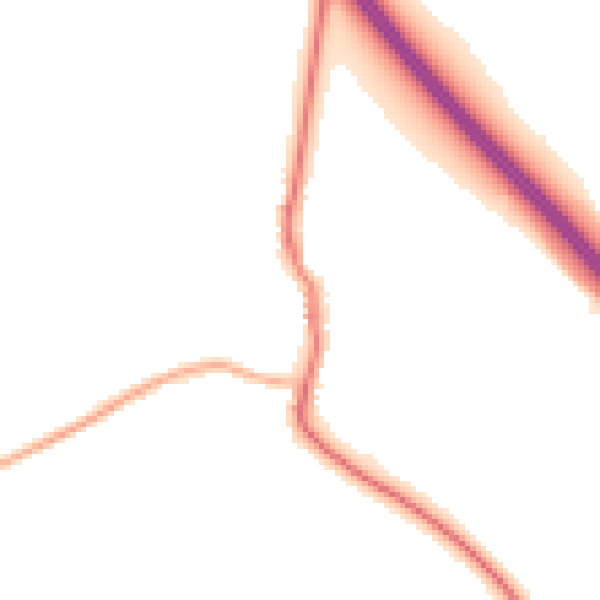 Night-time road noise heatmap for DN11 9AY