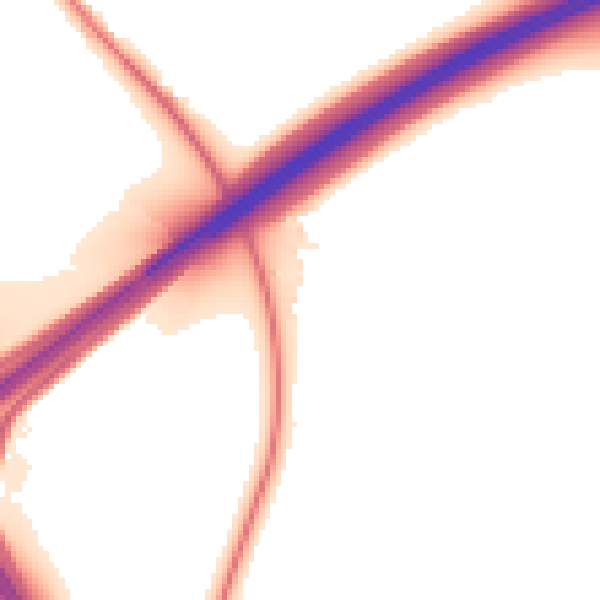 Night-time road noise heatmap for DN11 9BE