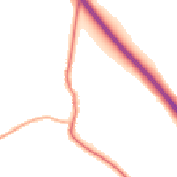 Night-time road noise heatmap for DN11 9BJ