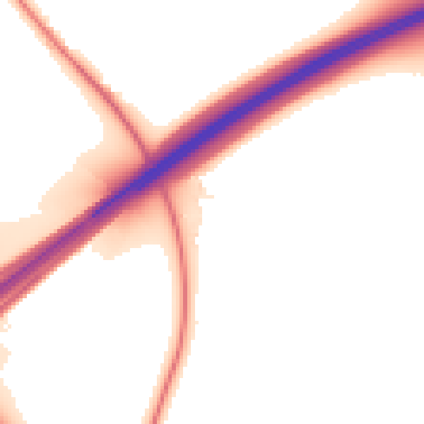 Night-time road noise heatmap for DN11 9DE