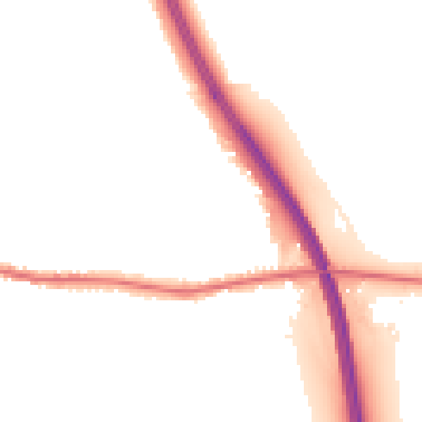 Night-time road noise heatmap for DN11 9EN