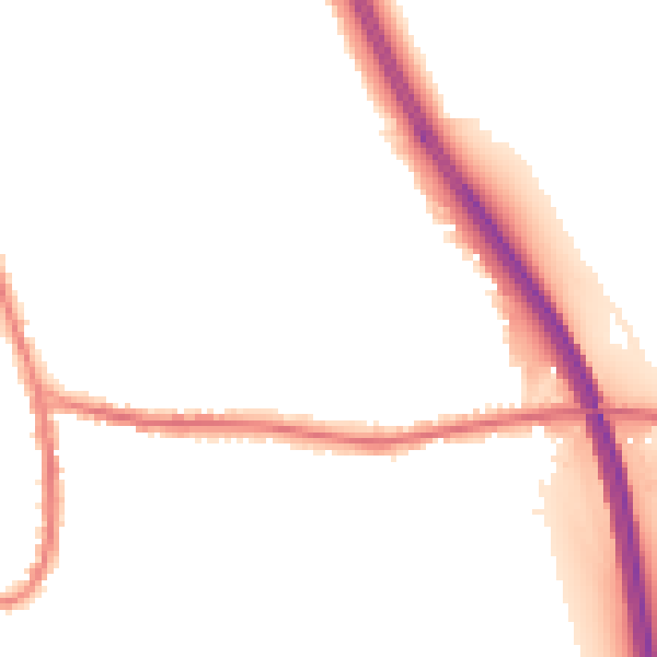 Night-time road noise heatmap for DN11 9EU