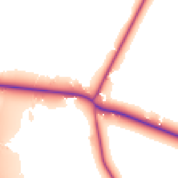 Daytime road noise heatmap for DN11 9EZ