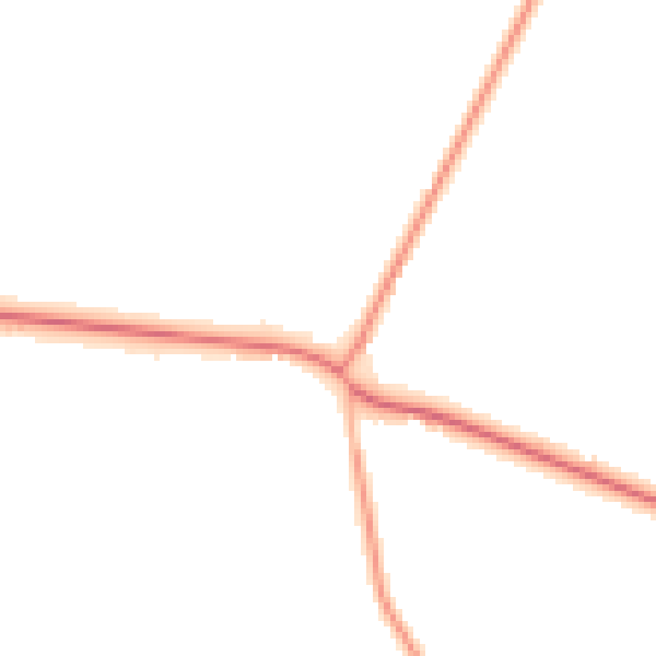 Night-time road noise heatmap for DN11 9EZ