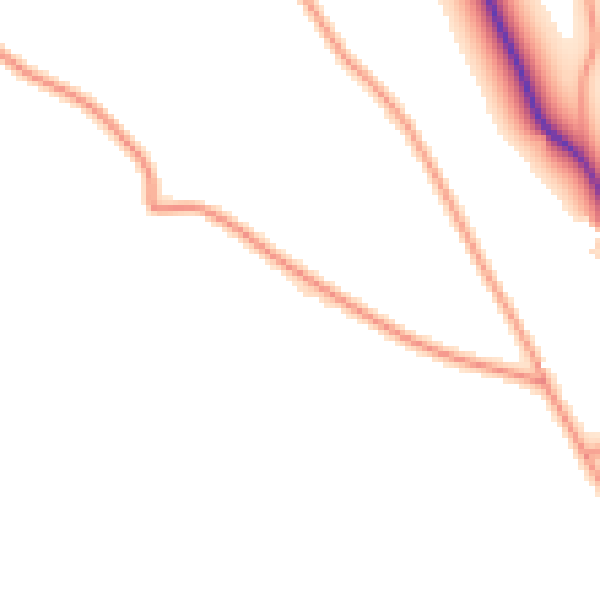 Daytime road noise heatmap for DN11 9FA