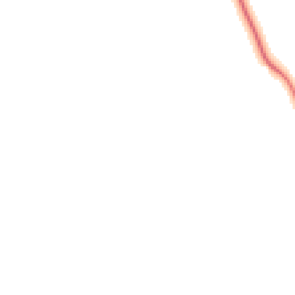 Night-time road noise heatmap for DN11 9FA