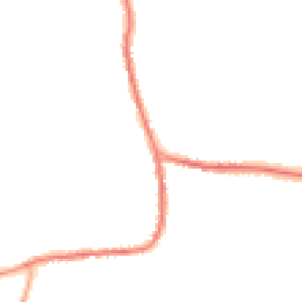 Night-time road noise heatmap for DN11 9HT