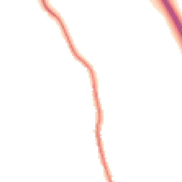 Night-time road noise heatmap for DN11 9JE