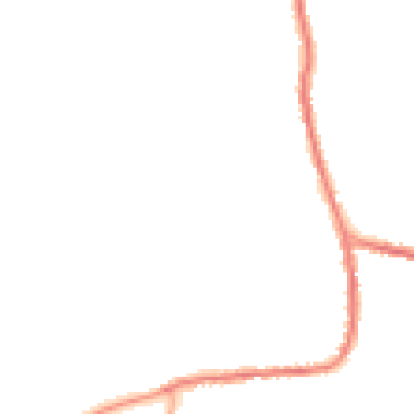 Night-time road noise heatmap for DN11 9JR