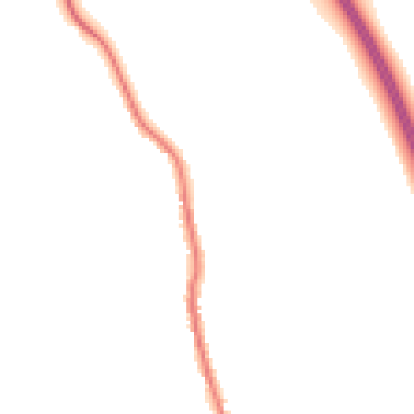 Night-time road noise heatmap for DN11 9JY