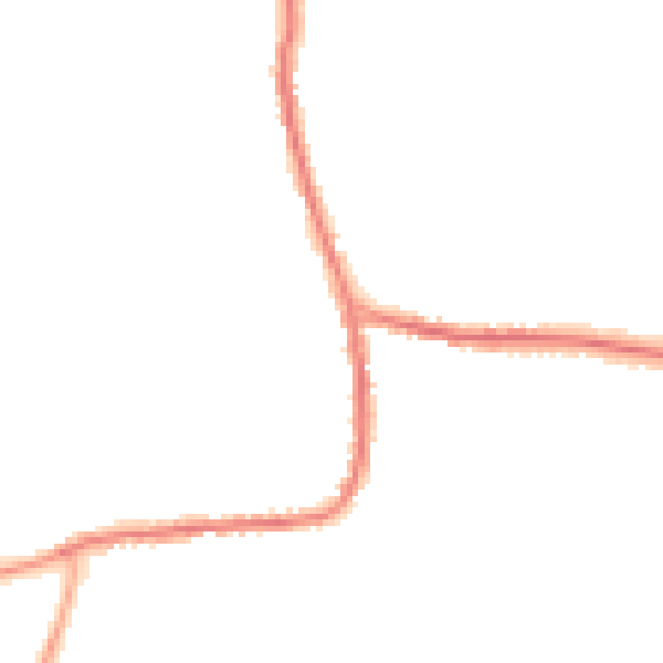 Night-time road noise heatmap for DN11 9LP