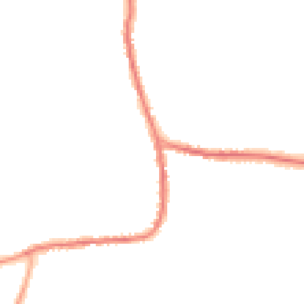 Night-time road noise heatmap for DN11 9LX