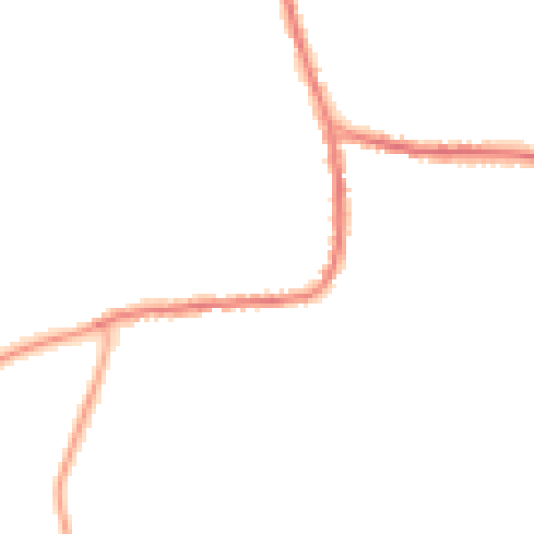 Night-time road noise heatmap for DN11 9NB