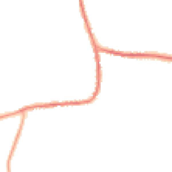 Night-time road noise heatmap for DN11 9ND