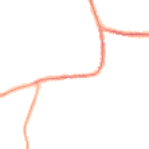 Night-time road noise heatmap for DN11 9NE