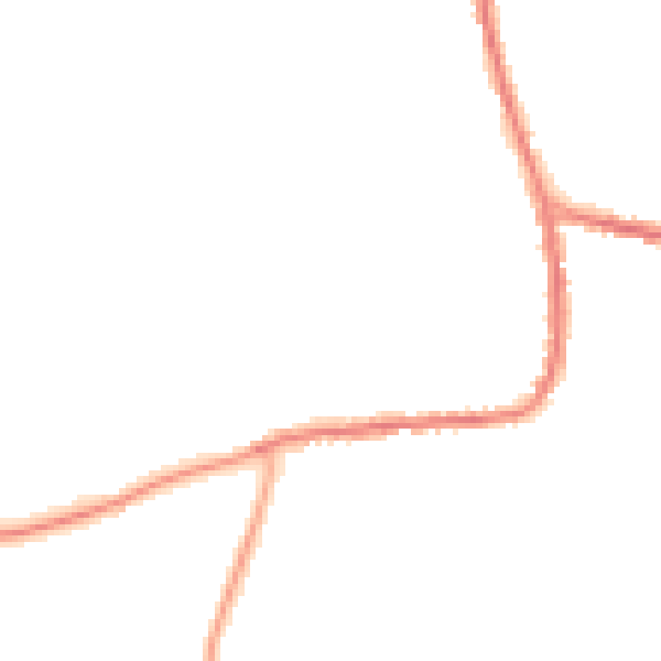 Night-time road noise heatmap for DN11 9NU
