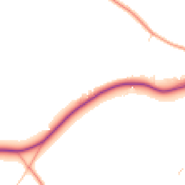 Daytime road noise heatmap for DN11 9PG
