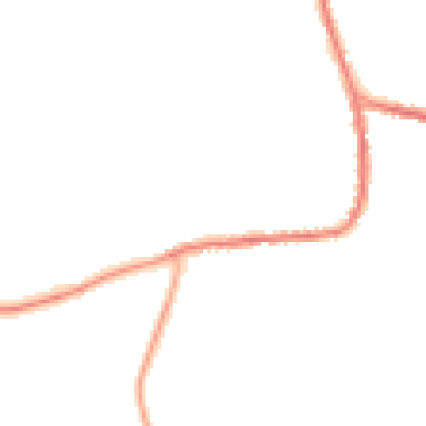 Night-time road noise heatmap for DN11 9PR