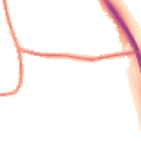 Night-time road noise heatmap for DN11 9PY