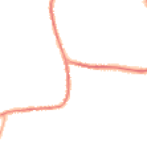 Night-time road noise heatmap for DN11 9QS