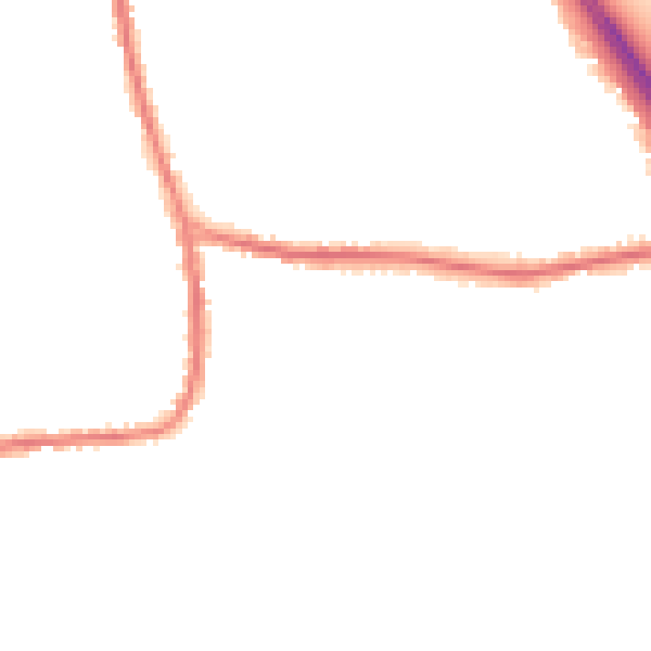 Night-time road noise heatmap for DN11 9RP
