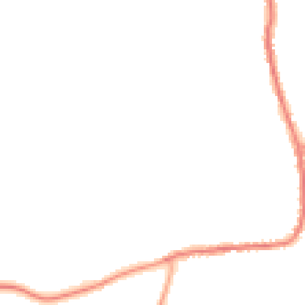 Night-time road noise heatmap for DN11 9RT