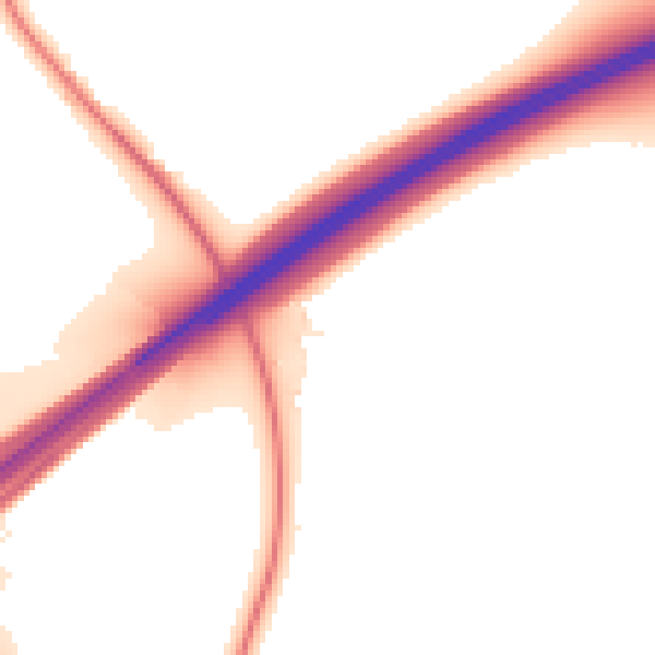 Night-time road noise heatmap for DN11 9TA