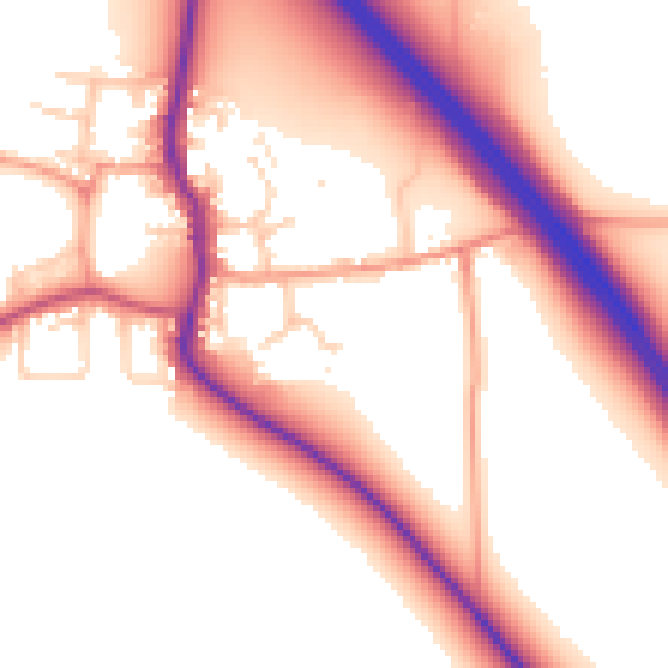 Daytime road noise heatmap for DN11 9TE
