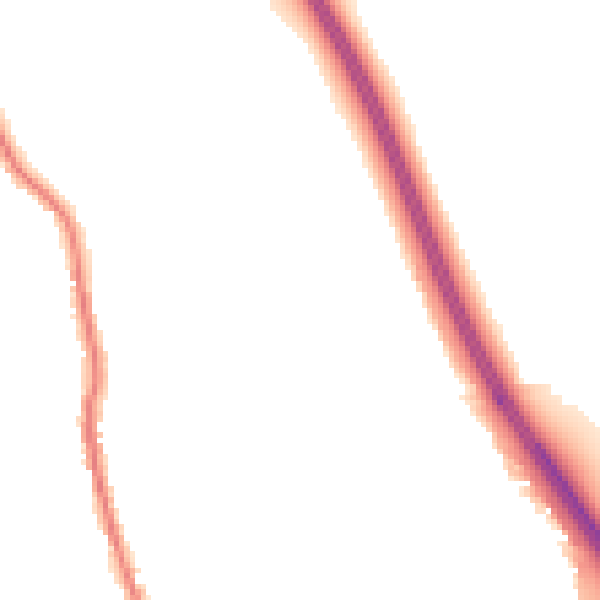 Night-time road noise heatmap for DN11 9UU