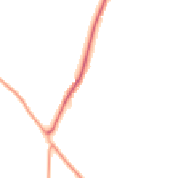 Night-time road noise heatmap for DN12 1QA