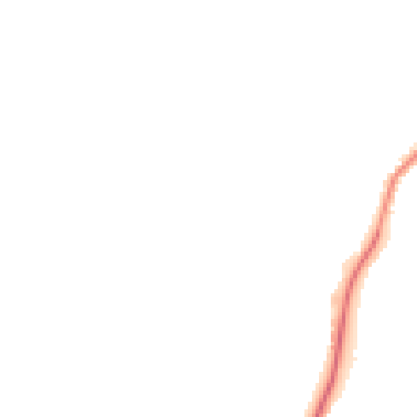 Night-time road noise heatmap for DN12 1QE