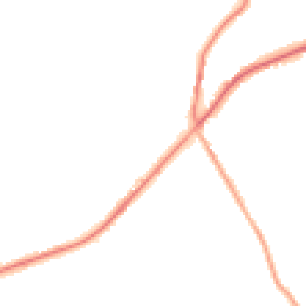 Night-time road noise heatmap for DN12 2EE