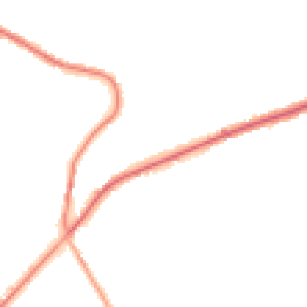 Night-time road noise heatmap for DN12 3AH