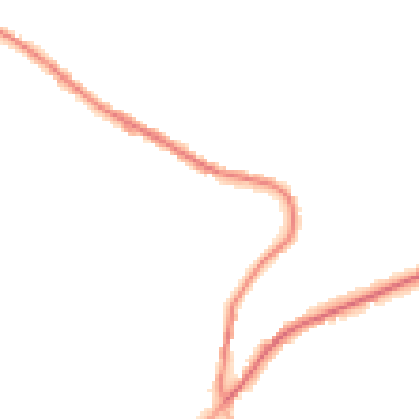 Night-time road noise heatmap for DN12 3BY